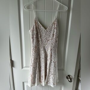 Lulu's Lace White Dress